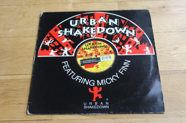 Urban Shakedown - Bass Shake 12" Old Skool Hardcore Vinyl 1992 Mickey Finn 92