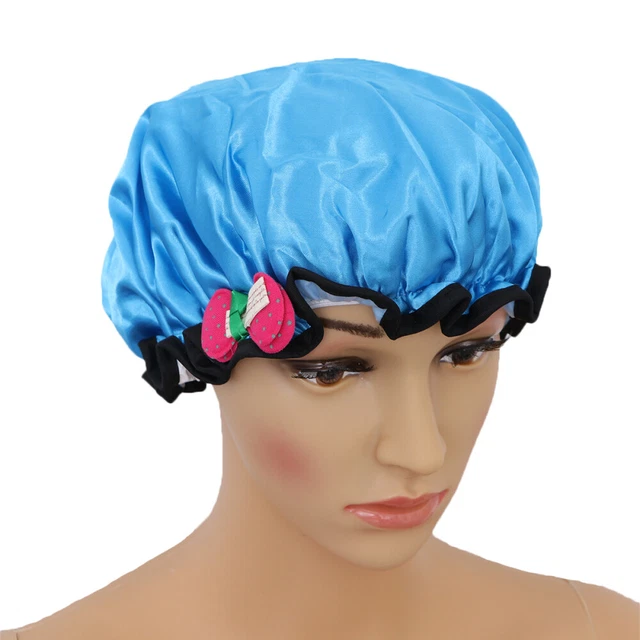 3 piezas Gorro de ducha Niños Impermeable Sombrero Elástico Bebé Baño