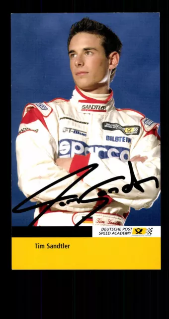 Tim Sandtler Autogrammkarte Original Signiert Motorsport+G 17514