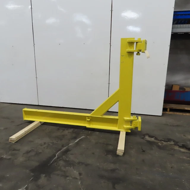 2 Ton Wall Mounted Cantilever Jib Crane 7' Swing 4" x 8" Beam 52" Travel
