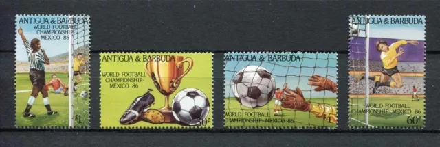 s5919) ANTIGUA & BARBUDA 1986 MNH** WC Football'86 - CM Calcio 4v.