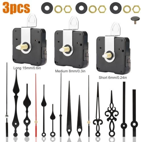 DIY WALL QUARTZ Clock Movement Mechanism Replacement Repair Kit Tool