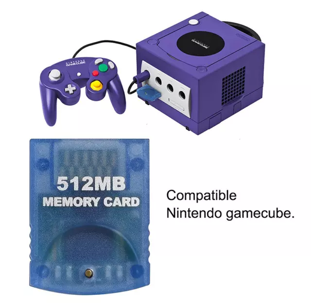 Mcbazel 512MB Carte mémoire de Stockage pour Nintendo Wii/Gamecube GC  Console : : Jeux vidéo