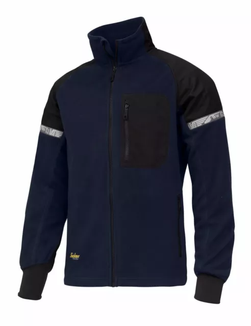 Snickers 8005 Windproof Fleece Jacket Snickers Mens Fleece Navy Pre