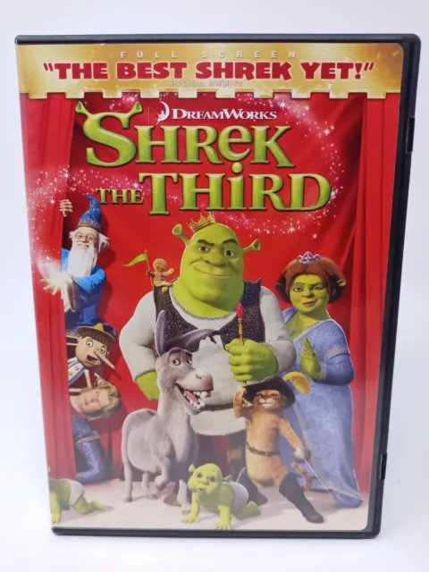 Shrek The Third - (Full Screen Edition) - (DVD) - VERY GOOD - Mike Myers - 2007