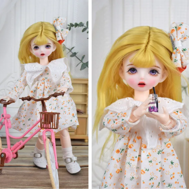 Bambola bambini per ragazze 30 cm bambole BJD principessa 12 pollici donna con vestiti giocattoli fai da te 11