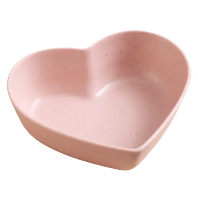 Serving Plate Heart-shaped Pack Food Unbreakable Dessert Dish Nordic Style