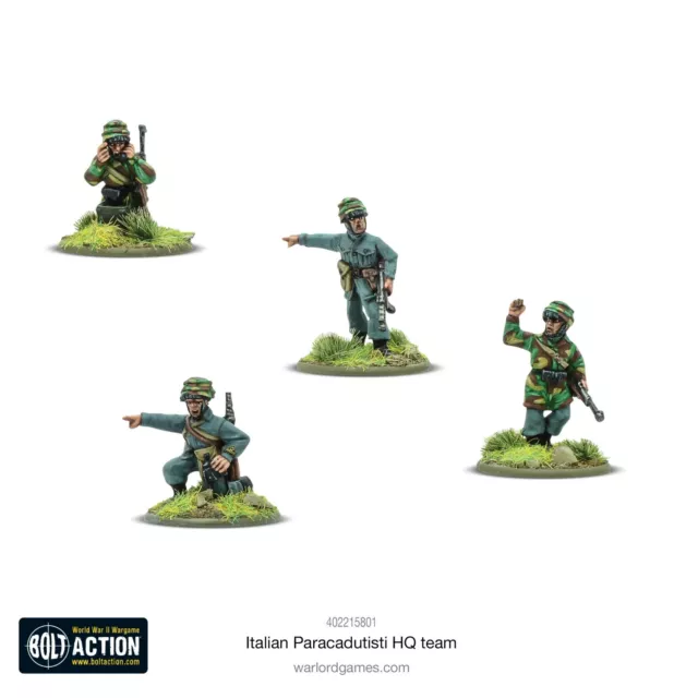 Italian Paracadutisti HQ - 28mm - Bolt Action - 403015810