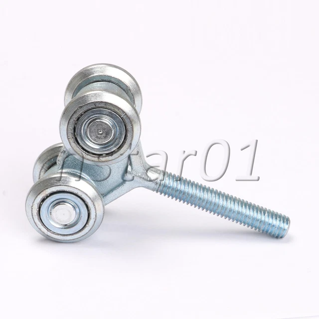 50Sets 24mm Steel Trolley Hanger Rigid Bearings Roller Barn Door Sliding H4-3