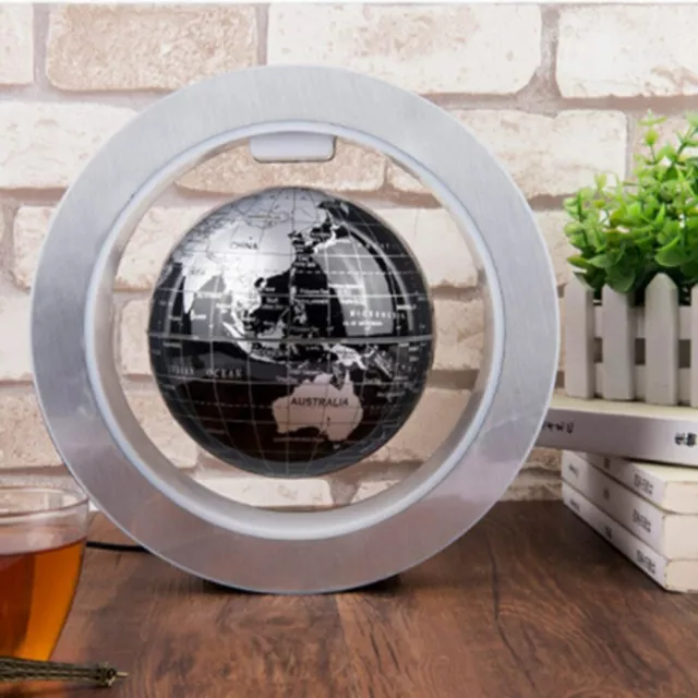 4 inch LED World Map Floating Globe Magnetic Levitation Light Anti Gravity Magic