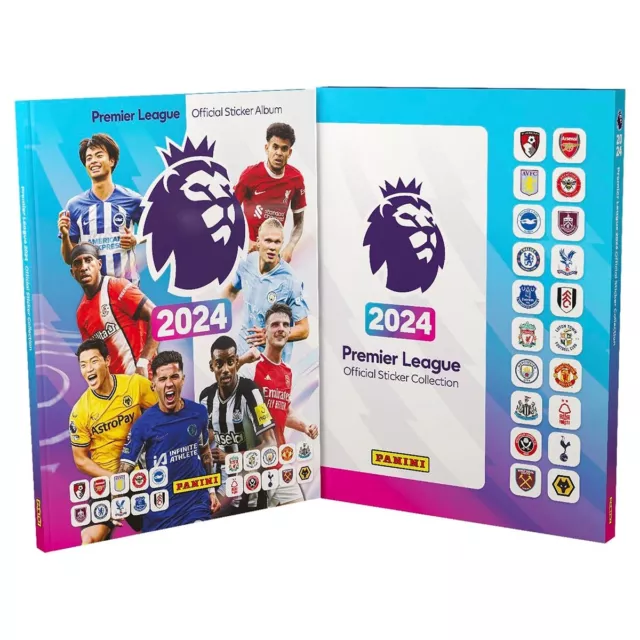 PREMIER LEAGUE 2025 Hardback Sticker Album Panini Official Collection