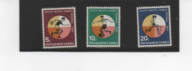 Papua New Guinea stamps 1966 South Pacific Games set of 3 MNH SG97-99