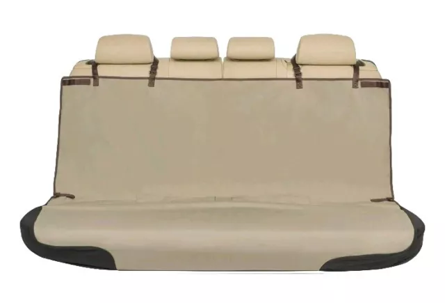 Petsafe 62425 Solvit Extra Wide Washable Stay-Put Bench Tan Car Seat Cover- NEW!