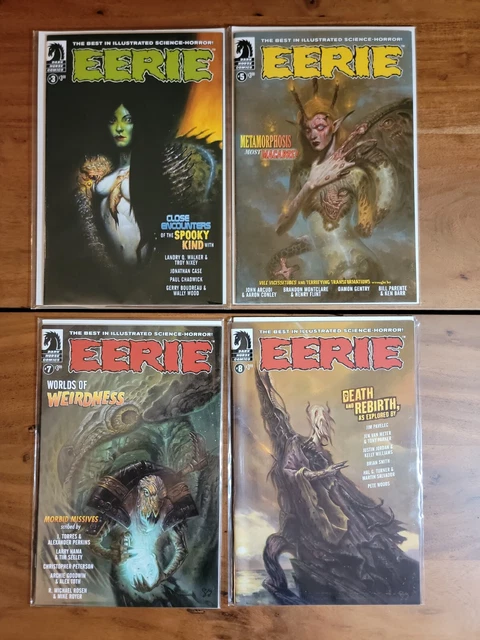 Eerie #3 5 7 8 (Dark Horse 2012) 4 Issue Horror Comics Lot : NM