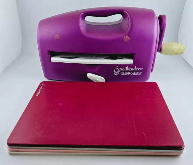 Spellbinders Grand Calibur Die Cutting/Embossing Machine & Plates