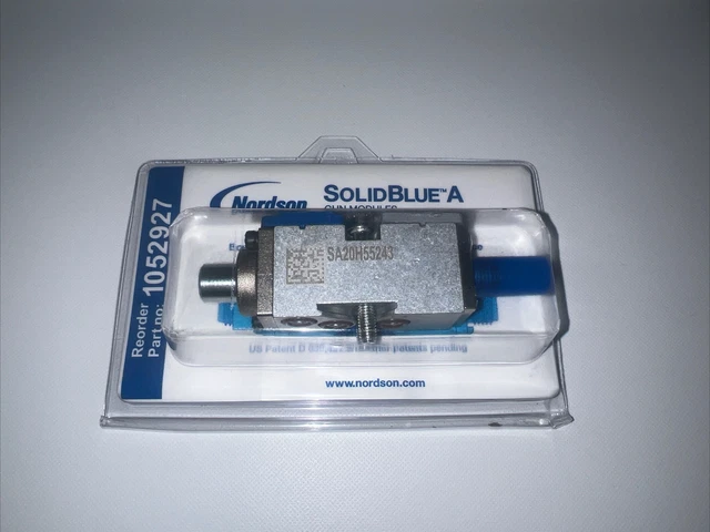 New Nordson 1052927 SOLID BLUE A GLUE GUN MODULE FREE SHIPPING!!!