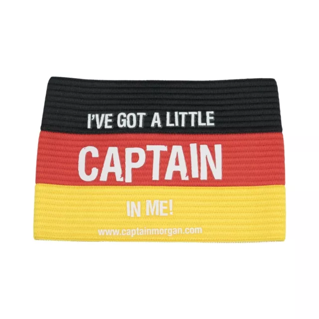 Captain Morgan Kapitänsbinde Deutschland Schwarz Rot Gold Fußball EM Armbinde