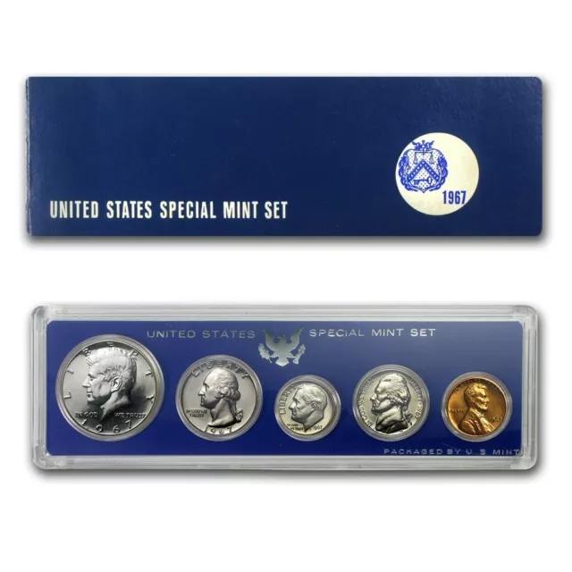 1967 Special Mint Set Original Box and Plastic Holder  ~~ Excellent~~