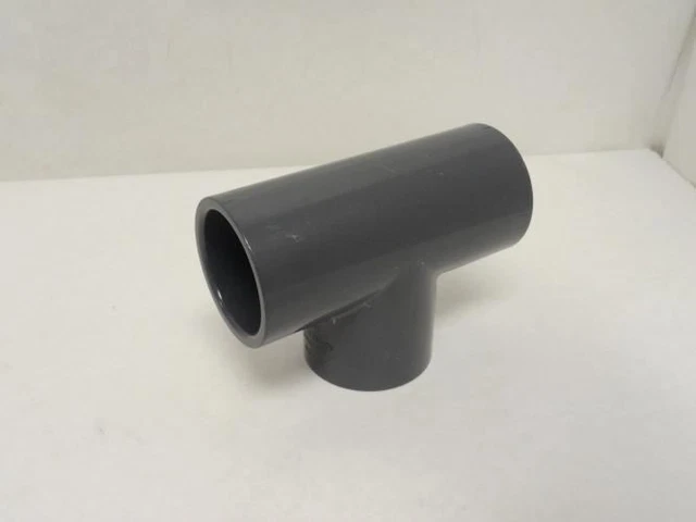209541 New-No Box; Spears 801-015 PVCI Tee; Sch: 80; Size: 1-1/2"; Socket