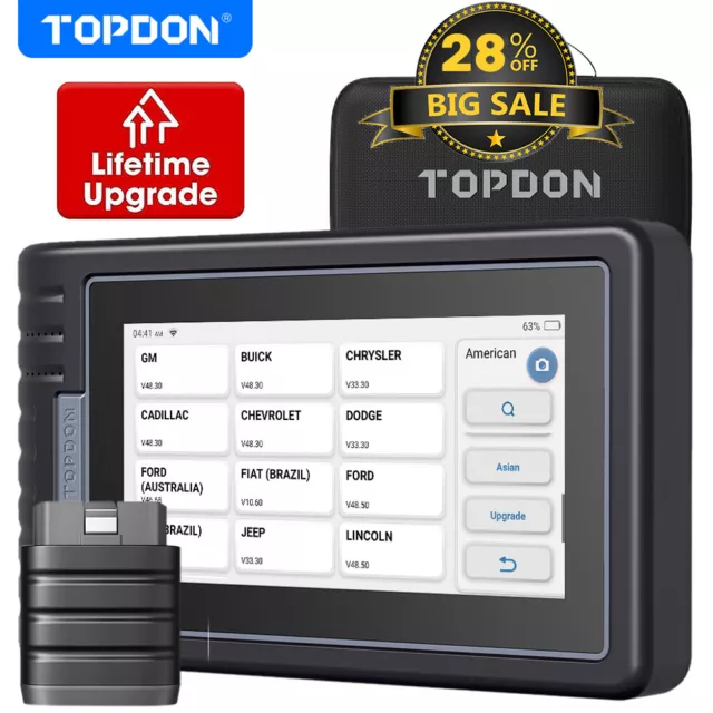 TOPDON ArtiDiag800 BT Car Diagnostic Tool OBD2 Scanner ALL System Bluetooth TPMS