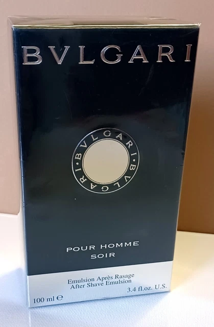 BVLGARI  BULGARI  POUR  HOMME  SOIR  AFTERSHAVE  EMULSION  100ml  NEU/FOLIE