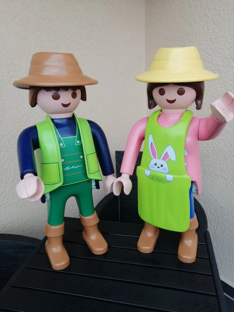 PLAYMOBIL XXL MAXI Figur Gärtner und Gärtnerin im Set Lechuza NEU EUR