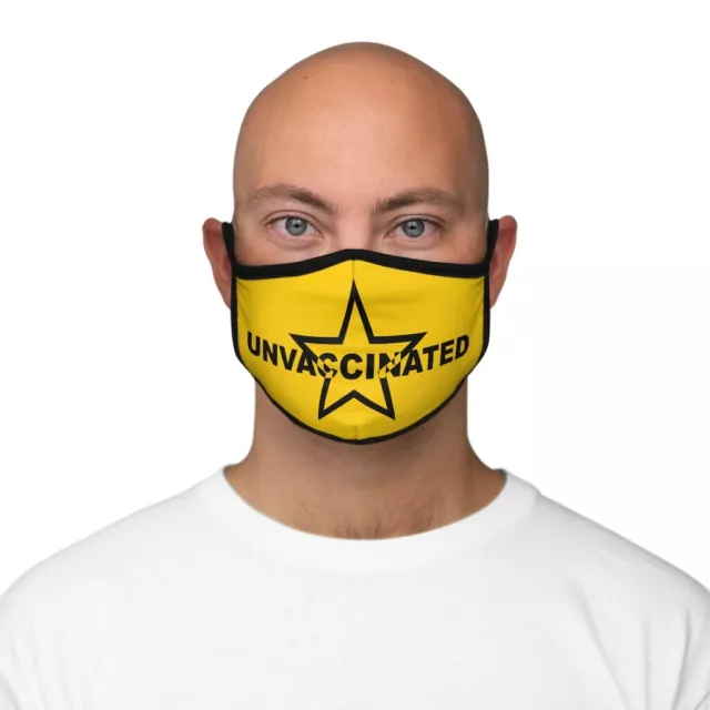 Premium Unvaccinated Face Mask with star