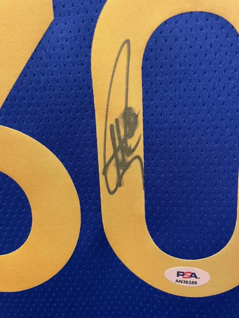 Stephen Curry Signed Autographed Golden State Warriors jersey PSA Authentic 2
