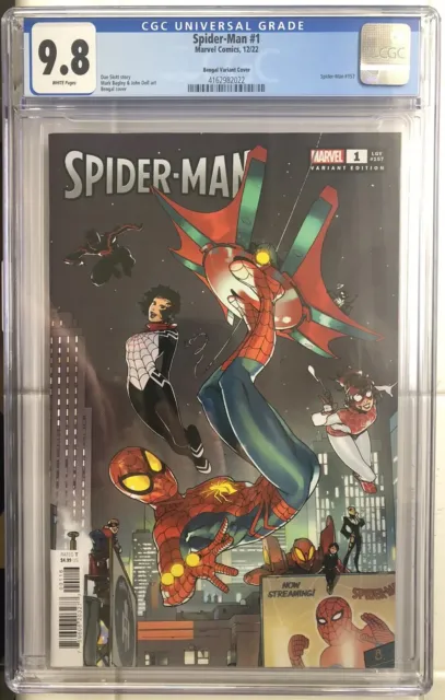 Spider-Man #1 CGC 9.8 (2022 Marvel) 1st Print Bengal Variant