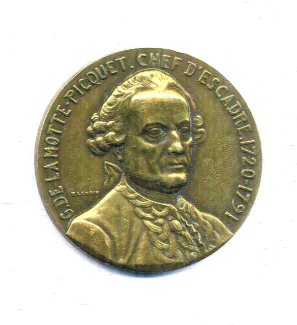 Ancienne Médaille En Bronze P. Lenoir Dunkerque - Tir à L'arc, Collection