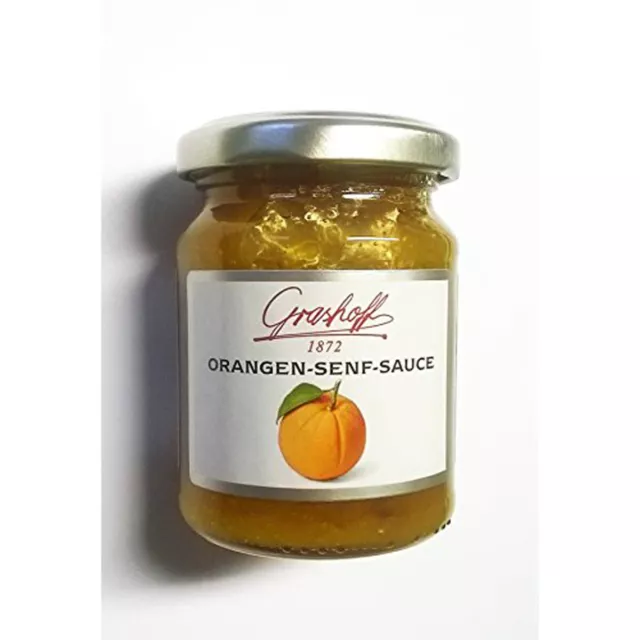 Grashoff Orange Senf Sauce Fruity Spicy Delikatesssauce 125ml