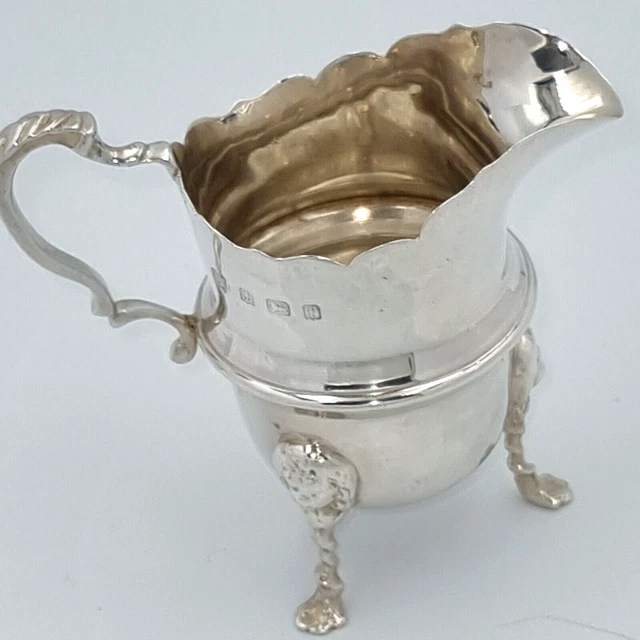 Edwardian Sterling Silver Cream Jug 94.3grams Hallmarked Birmingham 1905 wk14