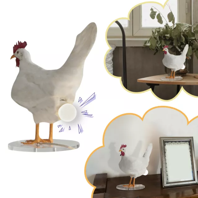 This Taxidermy Chicken Eggs Lamp Ranch Farm Country-style Taxidermy Eggs Lamp US