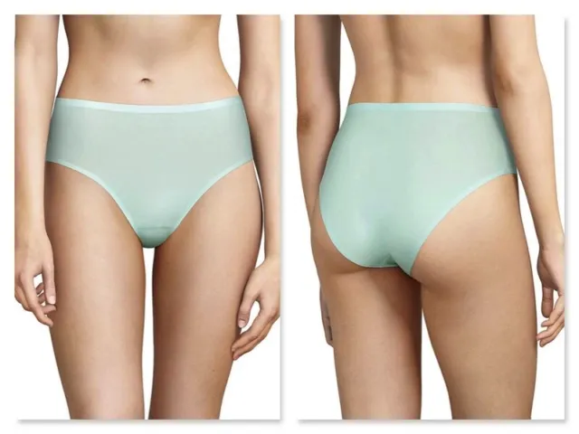 NWT $20 Chantelle French Cut Brief Panty One Size  (XS-XL) 1067 Vert Green 9684