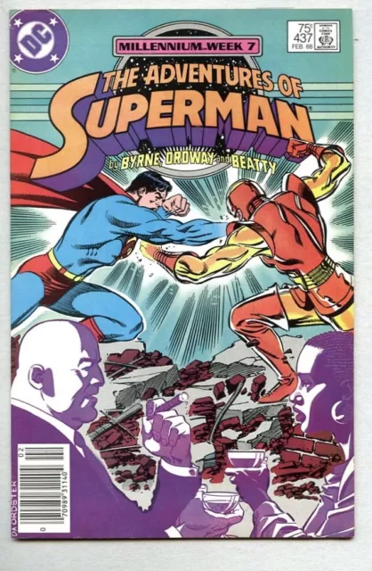 Adventures Of Superman #437-1988 nm- Jerry Ordway John Byrne