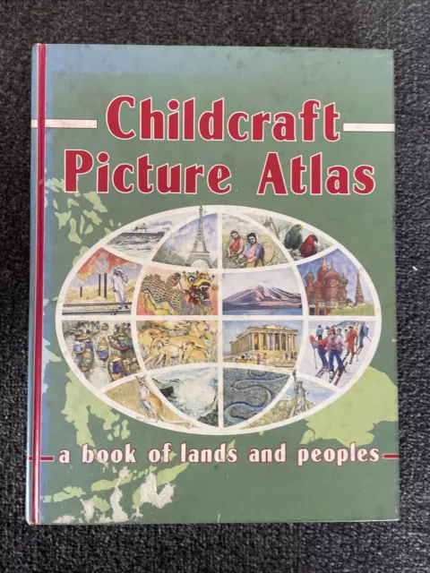 Childcraft Picture Atlas: A book of Lands and People (Hardback, 1989) Vintage