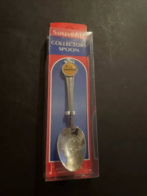 North Carolina Souvenir Collectors Spoon From A Cruise line. The Tar Heel State
