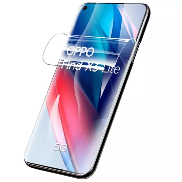 For OPPO FIND X3 LITE HYDROGEL SCREEN PROTECTOR FULL COVER SOFT GEL FILM X 3 LCD