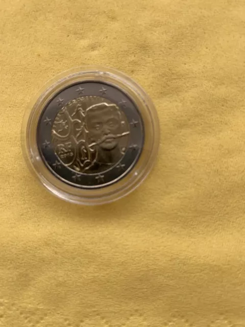 2 Euro Gedenkmünze Frankreich 2013 Pierre de Coubertin Unzirkuliert