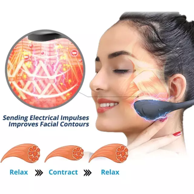 1 x massaggiatore viso elettrico microcorrente viso DE