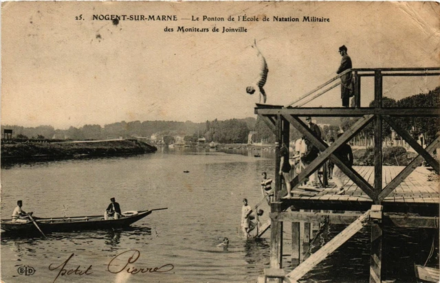 CPA NOGENT-sur-MARNE Military School Pontoon (983189)