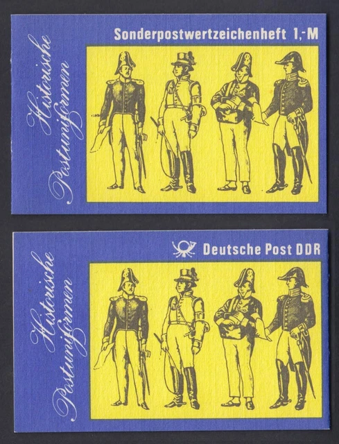 DDR SMHD 25 II Postuniformen mit 10x Mi.Nr. 2924 postfrisch