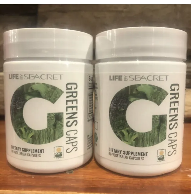 2 LIFE BY SEACRET Greens Caps G 60 caps 2-pack