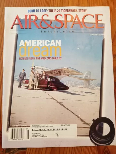 SEPTEMBER 2000 Air & Space Smithsonian "AMERICAN DREAM" 104 pages