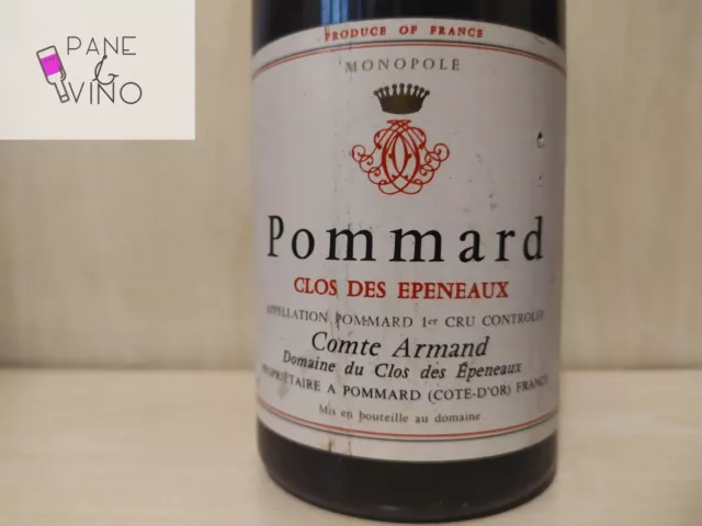 Pommard 1er Cru 'Clos des Epeneaux' 1990 - Comte Armand - Vin rouge Bourgogne