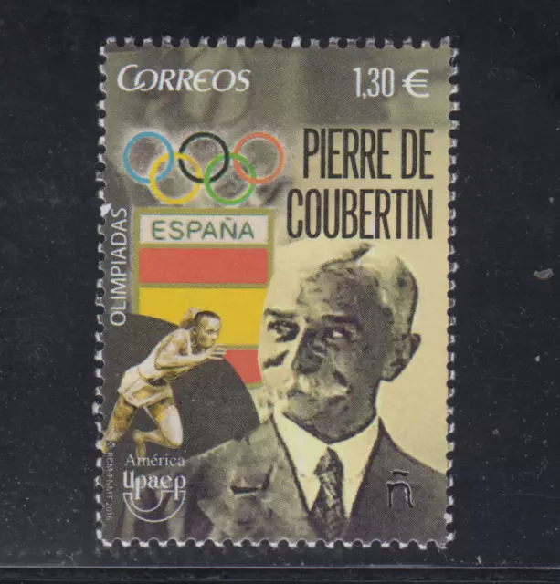 España (2016) Spain Nuevo Mnh Spanien Espagne - Edifil 5062 Olimpiadas Coubertin