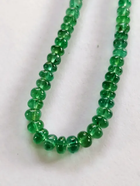 AAA Qualität Natürlich Zambia Smaragd Lose Perlen 16 " Strand Tief Grün Smaragde