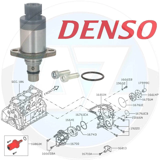 FOR NISSAN NAVARA X Trail Diesel Fuel Pump Pressure Regulator Control 