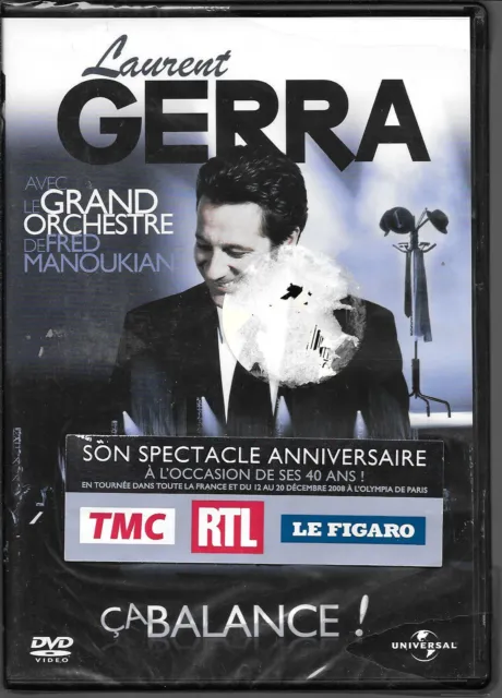 Dvd Zone 2--Spectacle--Laurent Gerra--Ca Balance ! A L'olympia 2008--Neuf