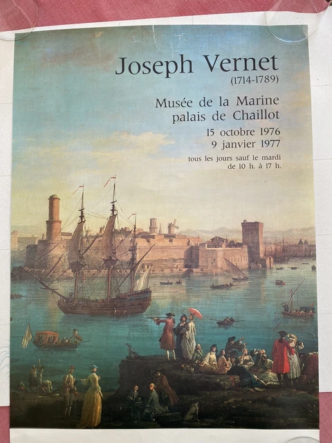 Affiche Exposition Albert Brenet – Musée De La Marine 1991 (41x60cm)